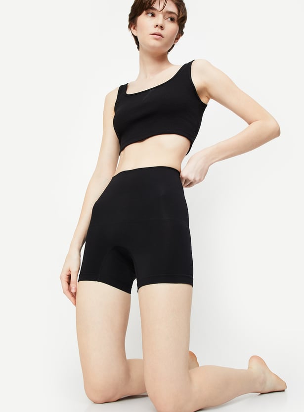 Women Solid Boyshorts