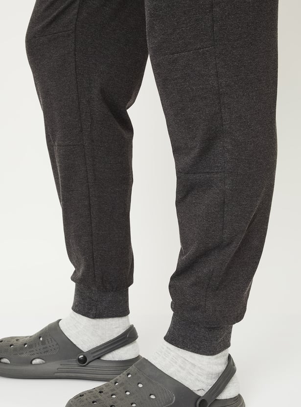 Men Solid Knit Joggers