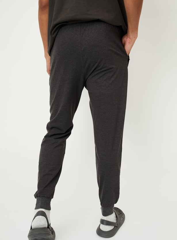 Men Solid Knit Joggers