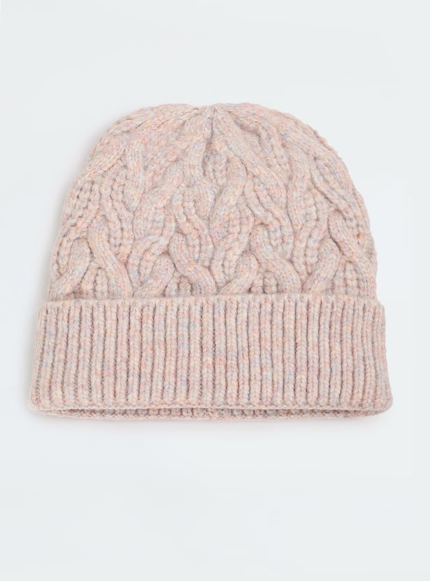 Women Cable Knit Beanie