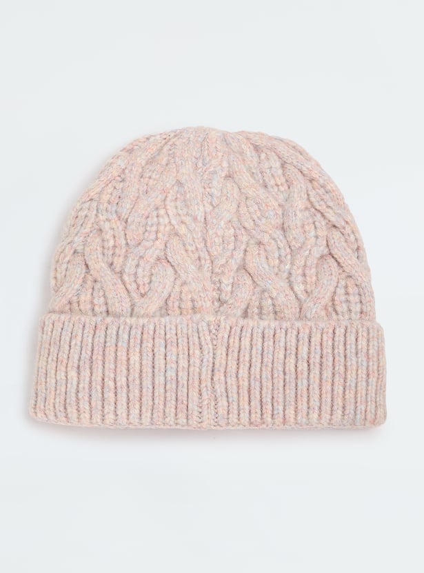 Women Cable Knit Beanie
