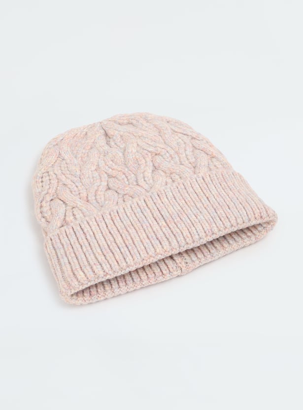 Women Cable Knit Beanie