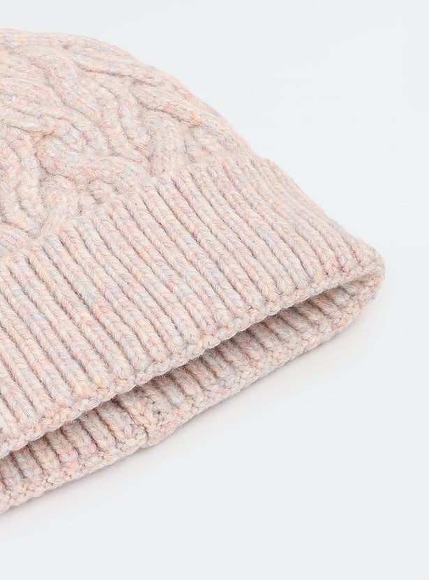 Women Cable Knit Beanie