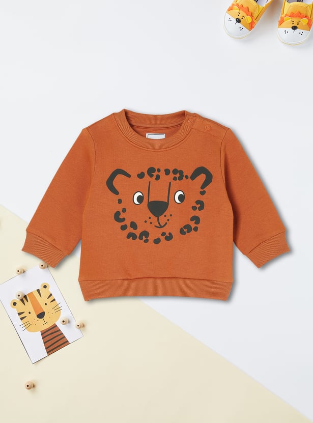 Boys Graphic Printed Sweatshirt