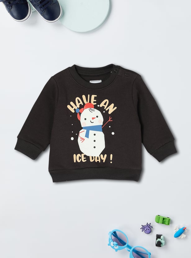 Boys Graphic Printed Sweatshirt