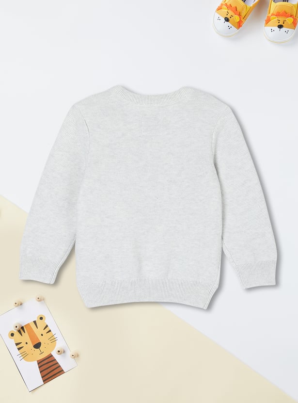 Boys Appliqued Sweater