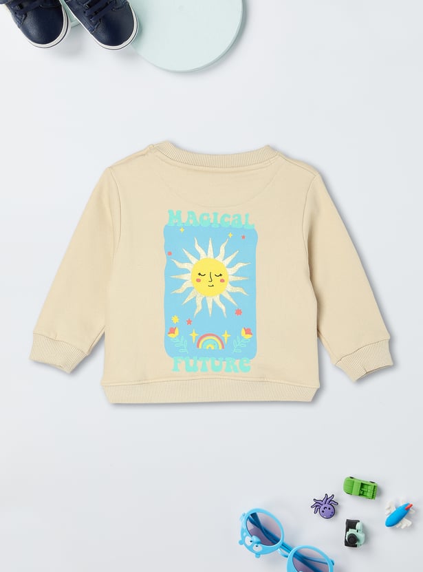 Girls Back Printed Sweatshirt