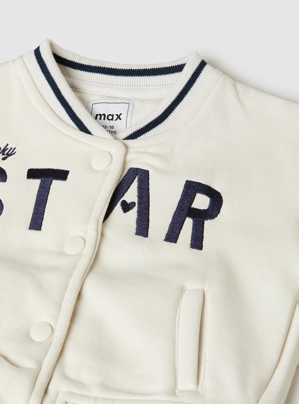 Girls Embroidered Sweatshirt