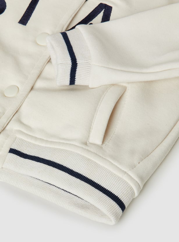Girls Embroidered Sweatshirt