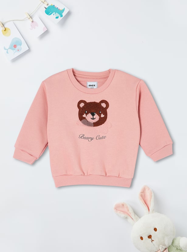 Girls Applique Sweatshirt