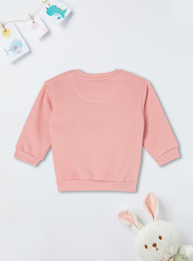 Girls Applique Sweatshirt