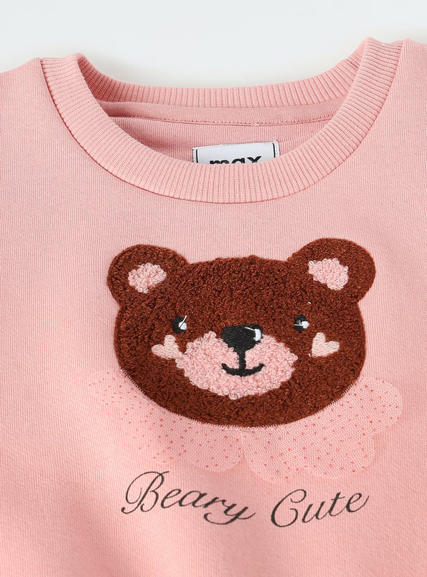 Girls Applique Sweatshirt