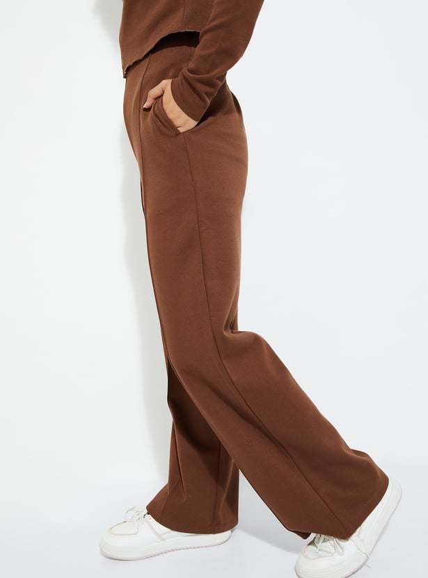 ALAYA F x URB_N Women Solid Pintuck Trousers