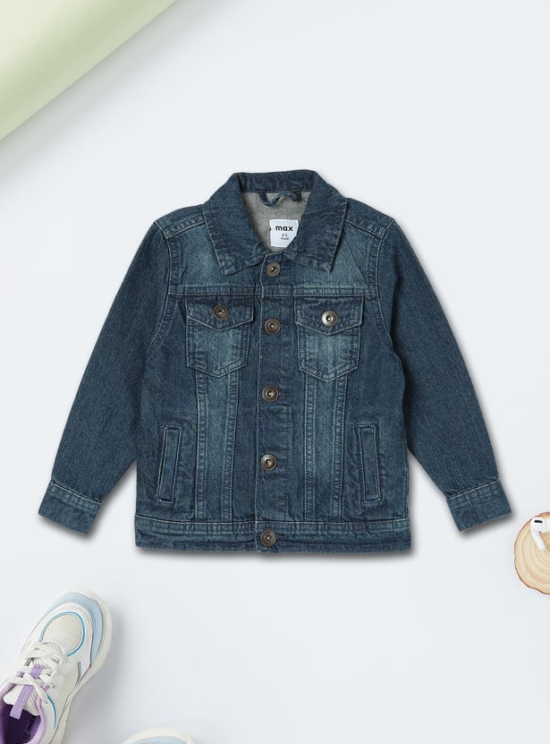 Boys Washed Denim Jacket