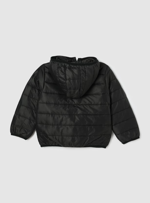 Boys Quilted Hooded Puffer Jacket