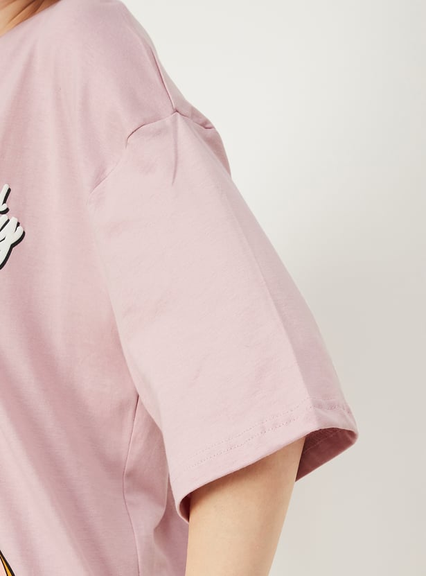 Women Boxy Fit Tom & Jerry Chemise