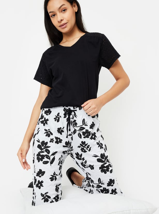 Women Printed PJ Set