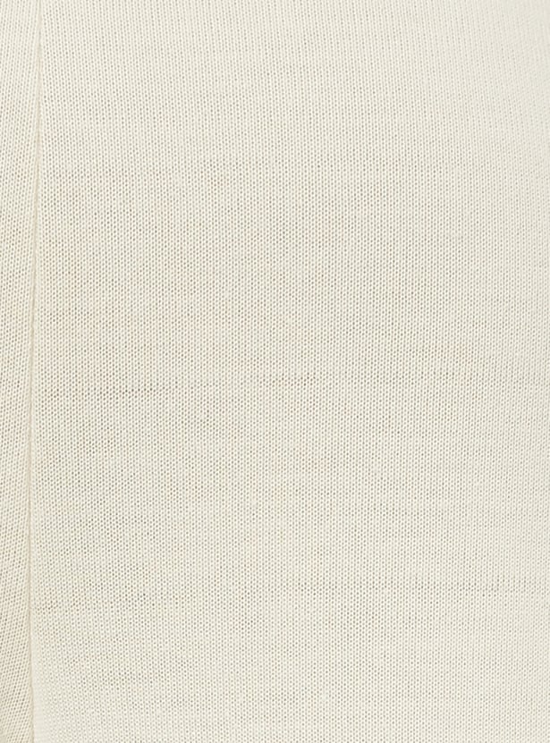 Women Solid Knit Straight Pants