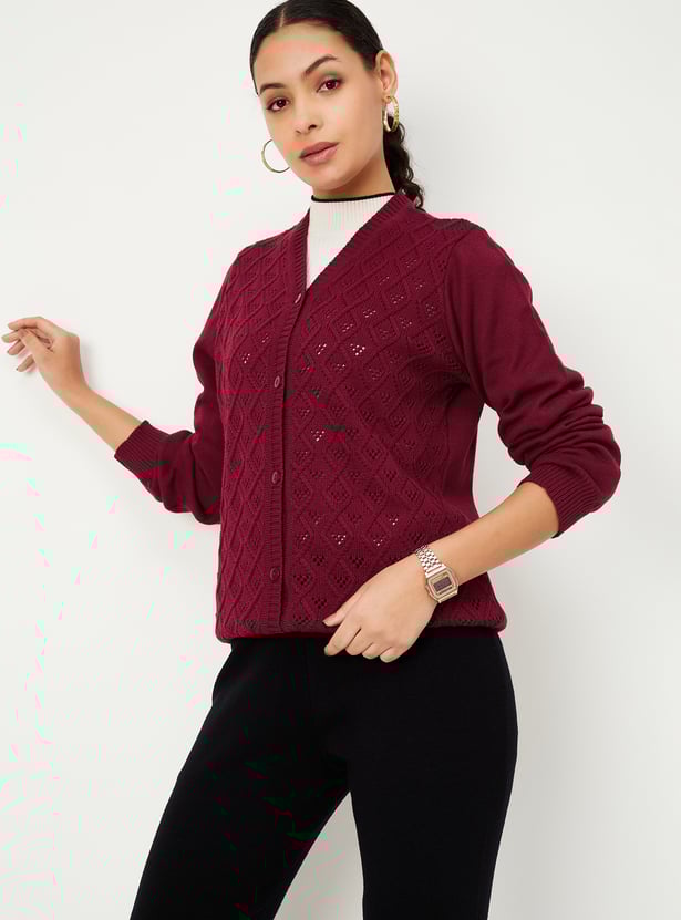 Buy Women Knitted Cardigan Online at just