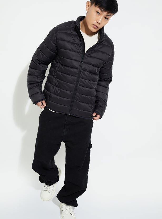 URB_N Men Quilted Packable Puffer Jacket