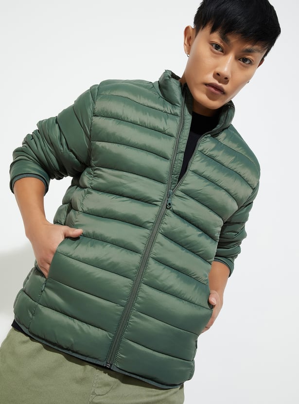 URB_N Men Quilted Packable Puffer Jacket