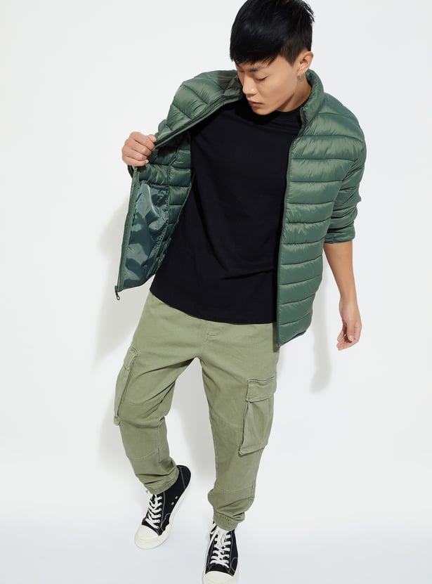 URB_N Men Quilted Packable Puffer Jacket