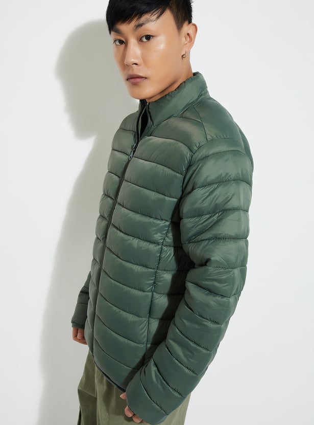 URB_N Men Quilted Packable Puffer Jacket