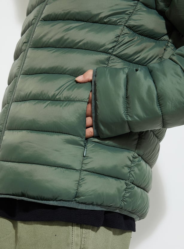 URB_N Men Quilted Packable Puffer Jacket