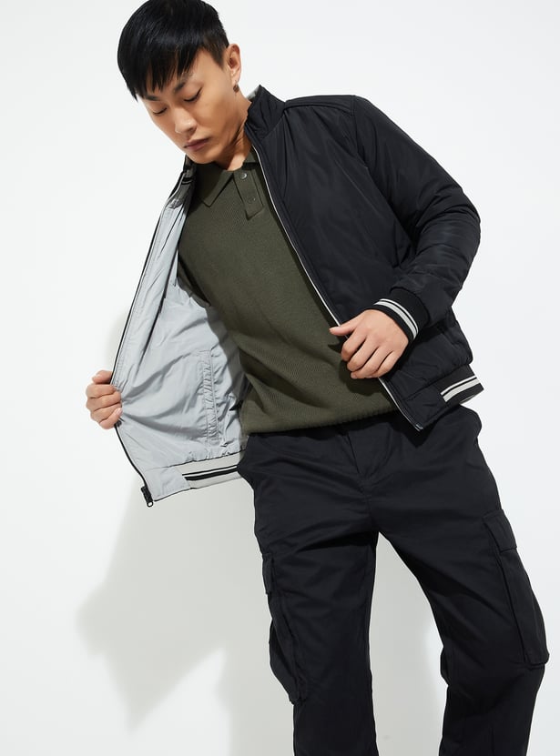 URB_N Men Reversible Mock Collar Jacket