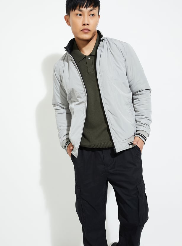 URB_N Men Reversible Mock Collar Jacket