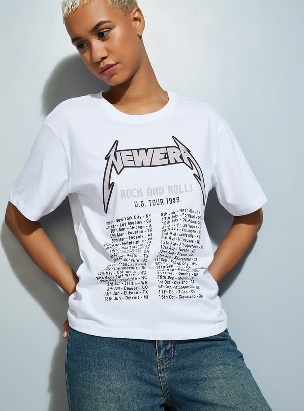 URB_N Women Rock and Roll Relaxed Fit T-shirt