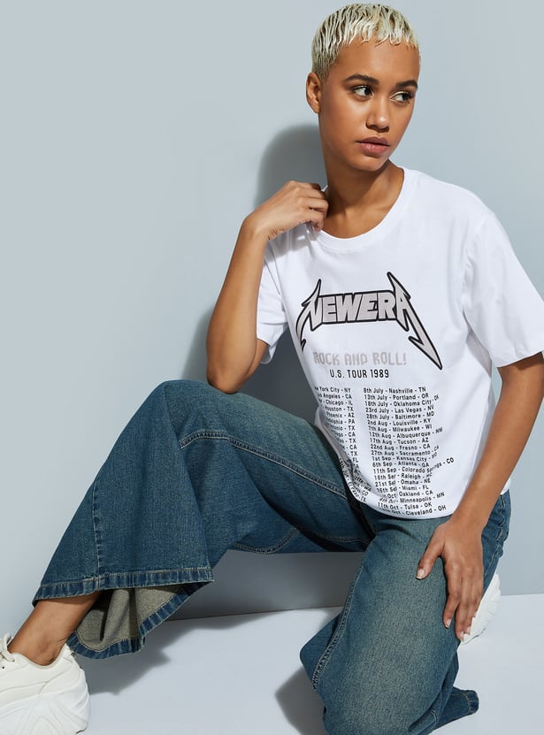 URB_N Women Rock and Roll Relaxed Fit T-shirt