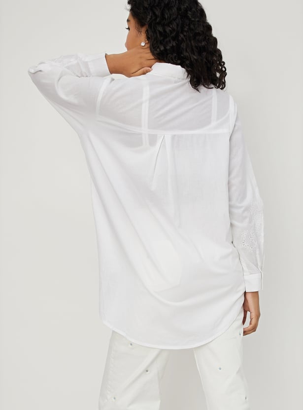 Women Schiffili High Low Hem Shirt