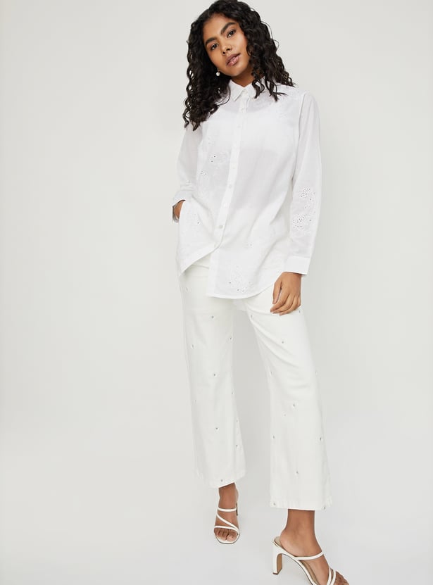 Women Schiffili High Low Hem Shirt