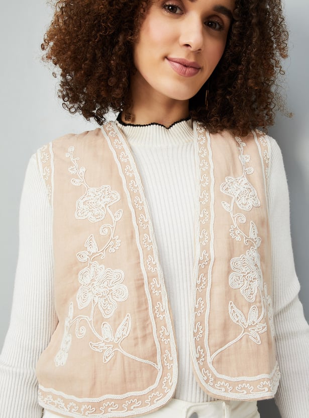 Buy Women Embroidered Waistcoat Online at just Rs. 899.0