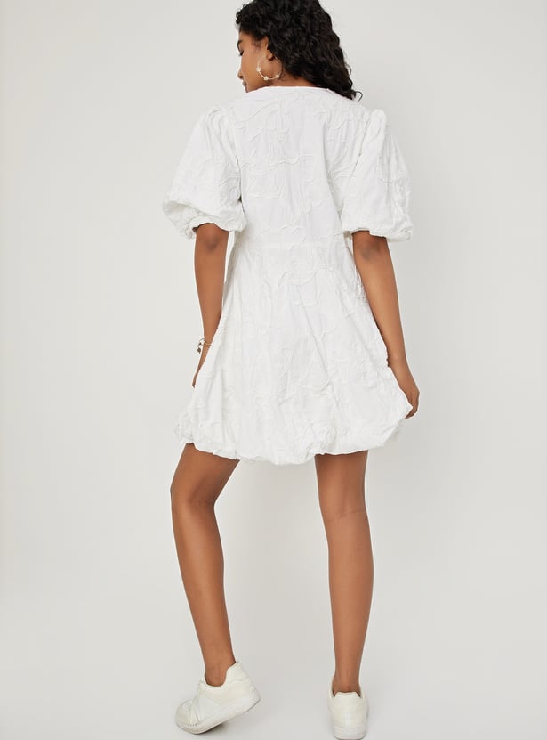 Women Embroidered A-Line Dress