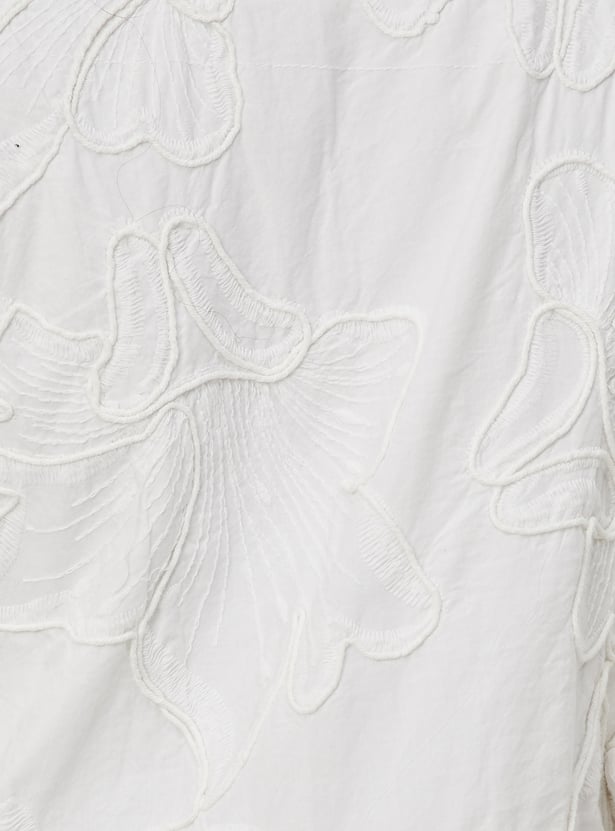 Women Embroidered A-Line Dress