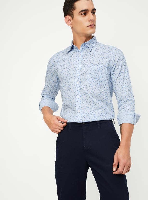 Men Slim Fit Printed Casual Shirt