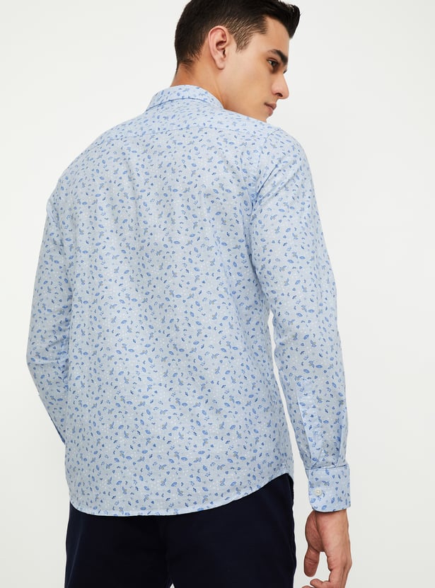 Men Slim Fit Printed Casual Shirt