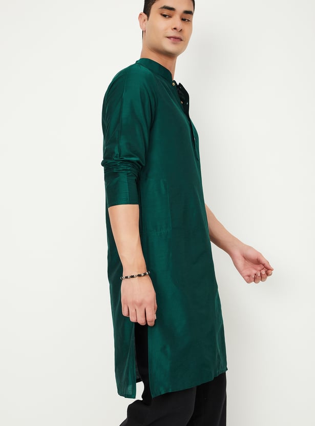 Men Solid Straight Kurta