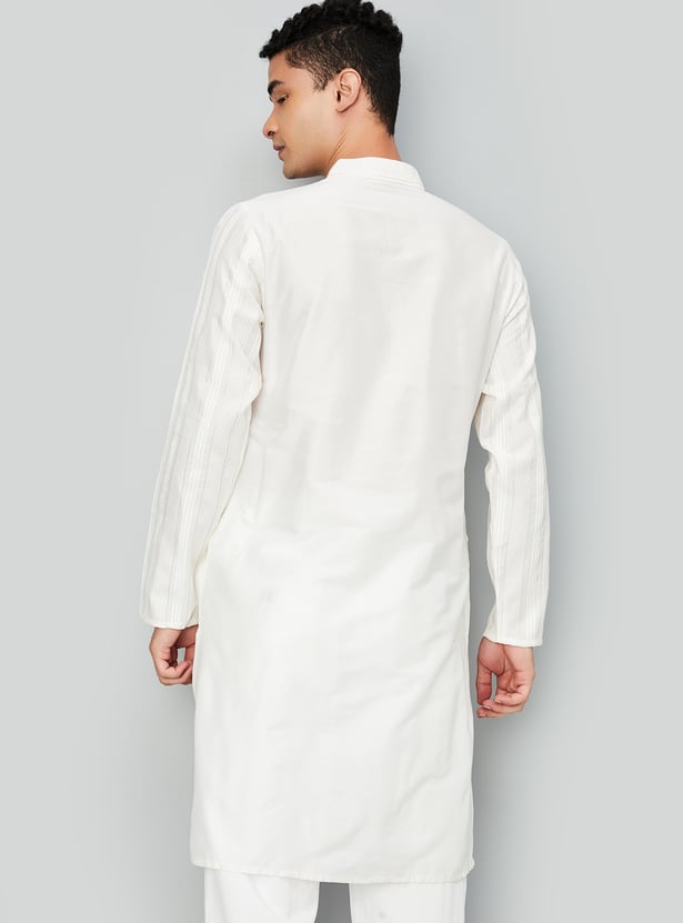 Men Striped Straight Kurta