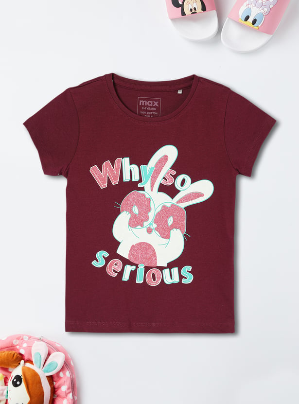 Girls Graphic Printed T-shirt