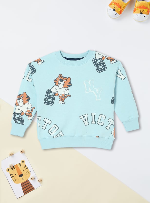 Boys All-Over Printed Sweatshirt
