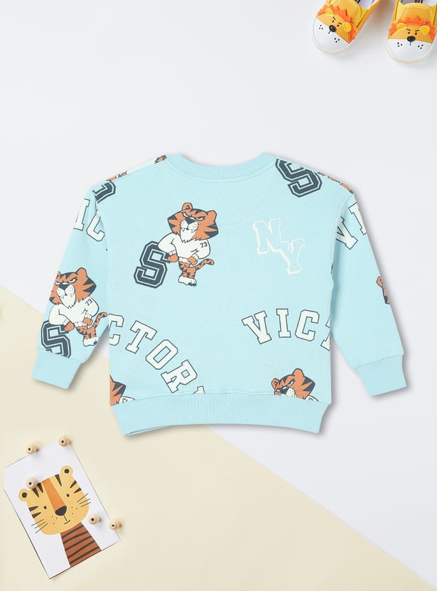 Boys All-Over Printed Sweatshirt
