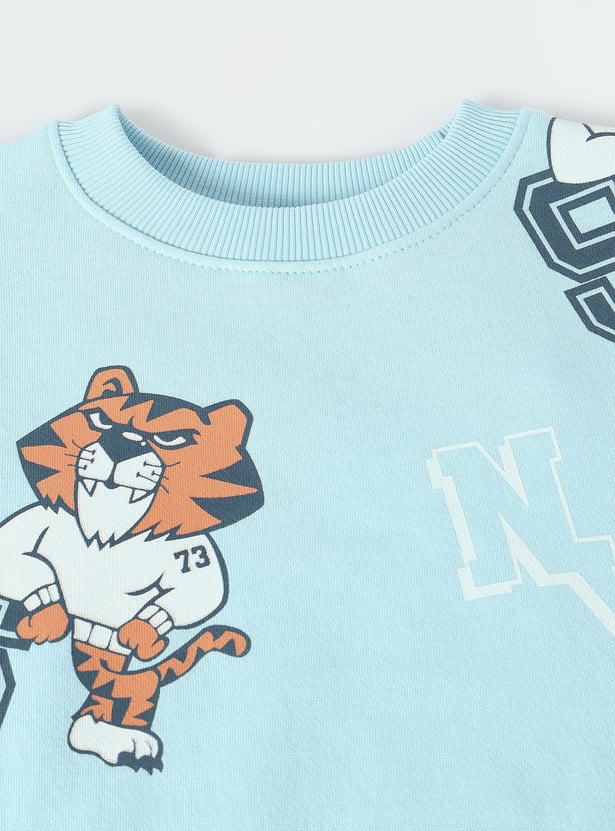 Boys All-Over Printed Sweatshirt