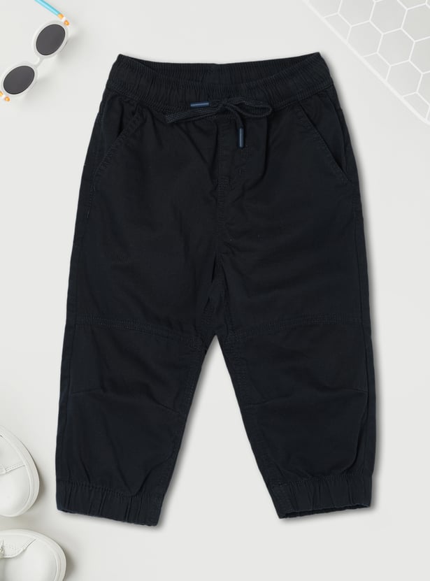 Boys Solid Elasticated Joggers