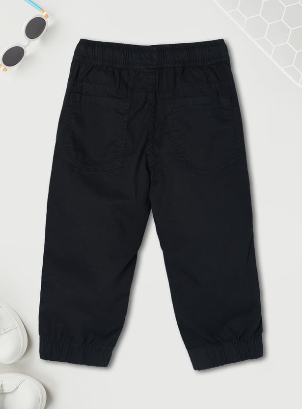 Boys Solid Elasticated Joggers