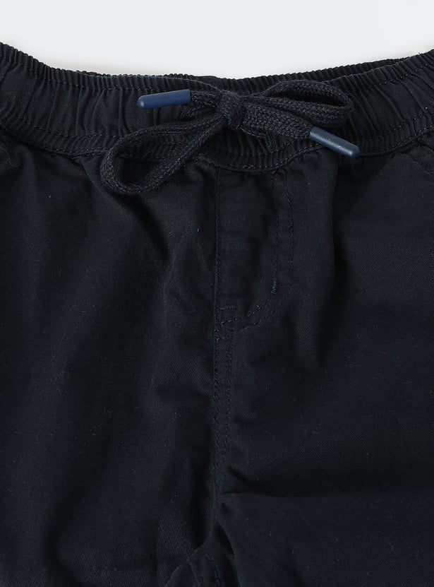 Boys Solid Elasticated Joggers