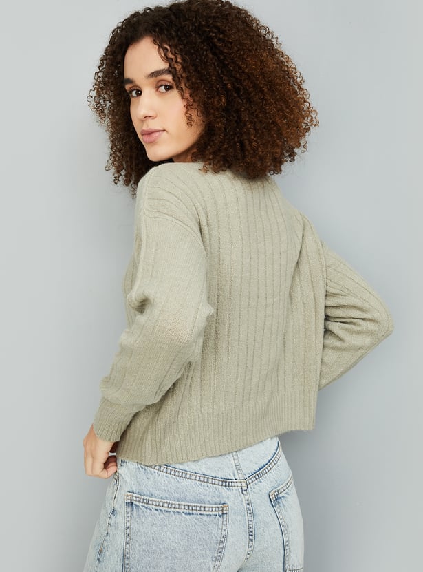 Women Ribbed Sweater