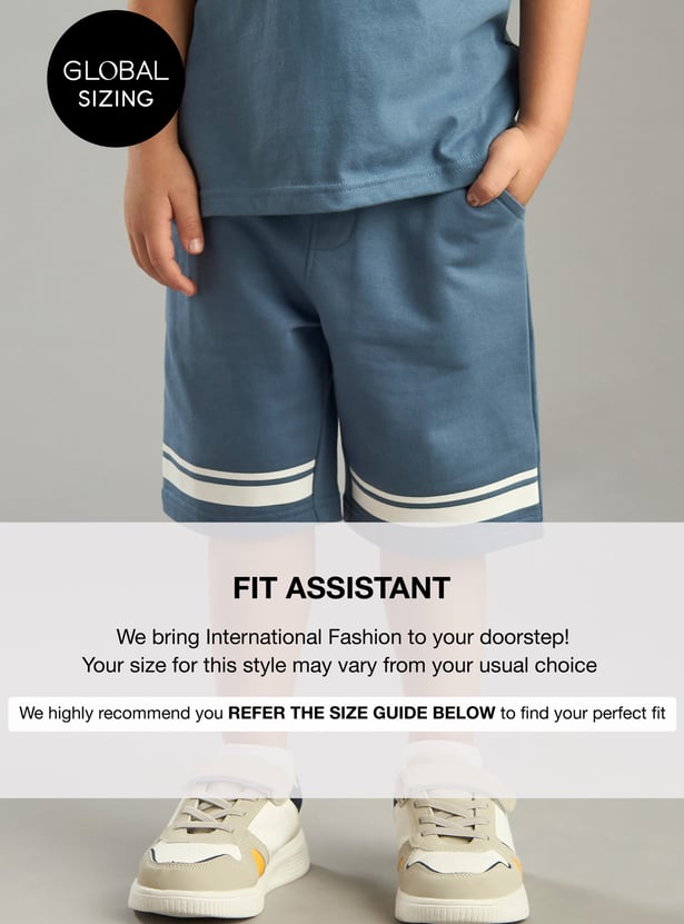 Boys Printed Shorts Set